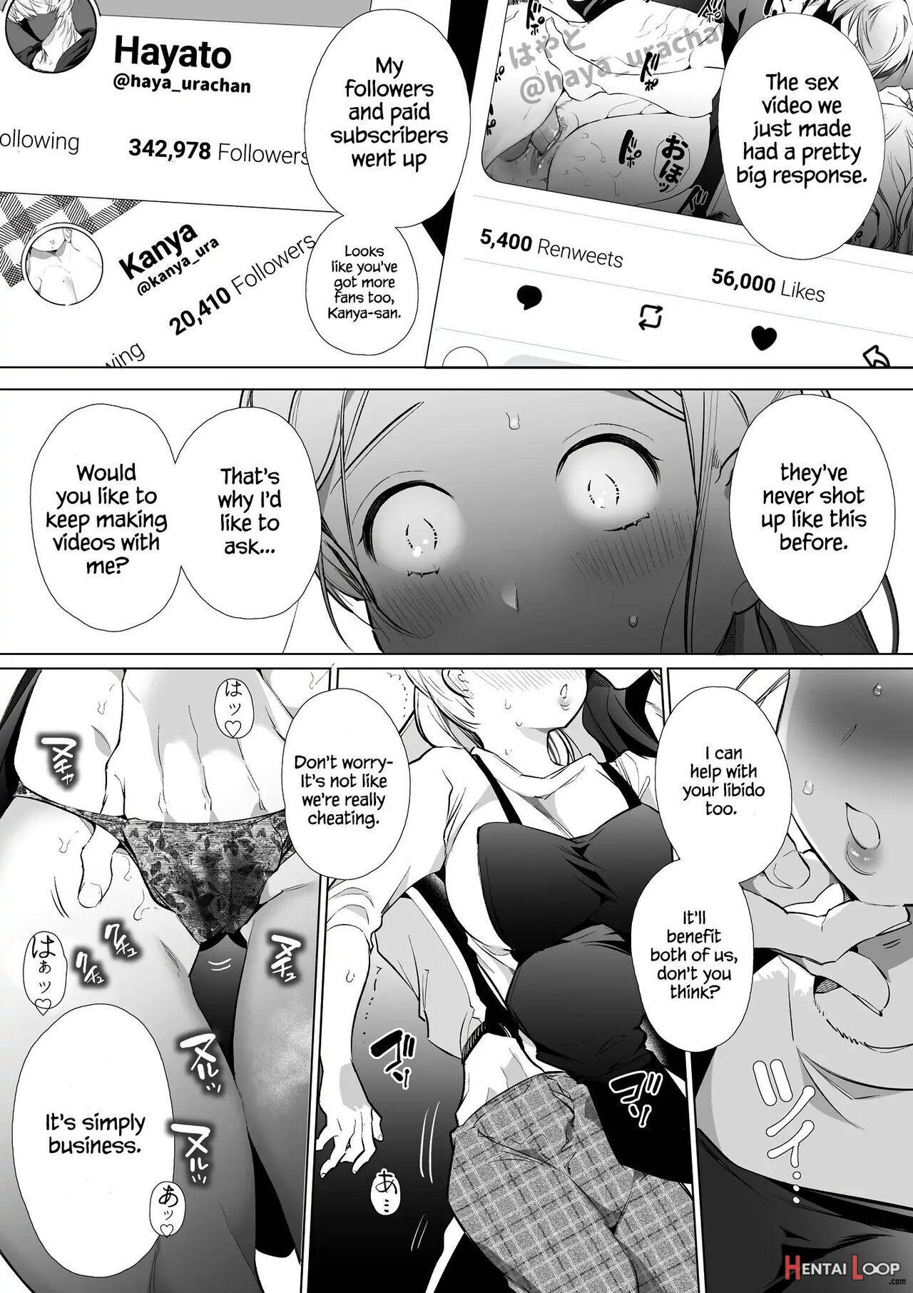 Kana-san Ntr ~ Degradation Of A Housewife By A Guy In An Alter Account ~ – Decensored page 36