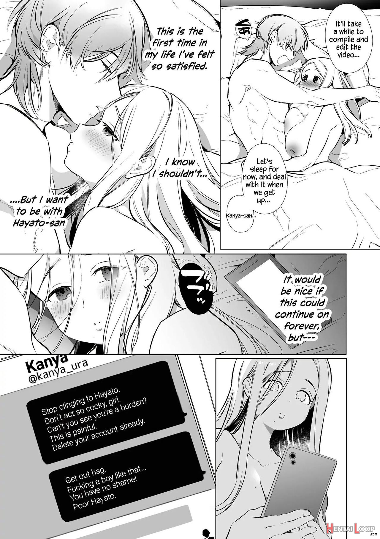 Kana-san Ntr ~ Degradation Of A Housewife By A Guy In An Alter Account ~ – Decensored page 46