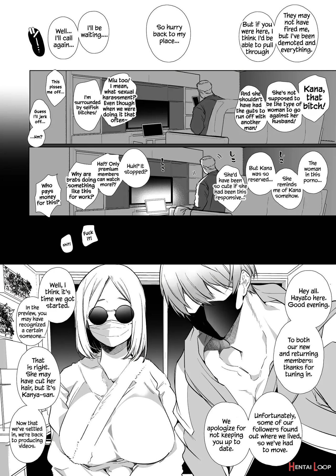 Kana-san Ntr ~ Degradation Of A Housewife By A Guy In An Alter Account ~ – Decensored page 49