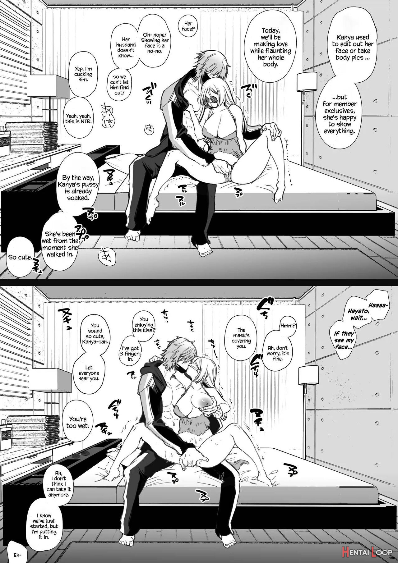 Kana-san Ntr ~ Degradation Of A Housewife By A Guy In An Alter Account ~ – Decensored page 64