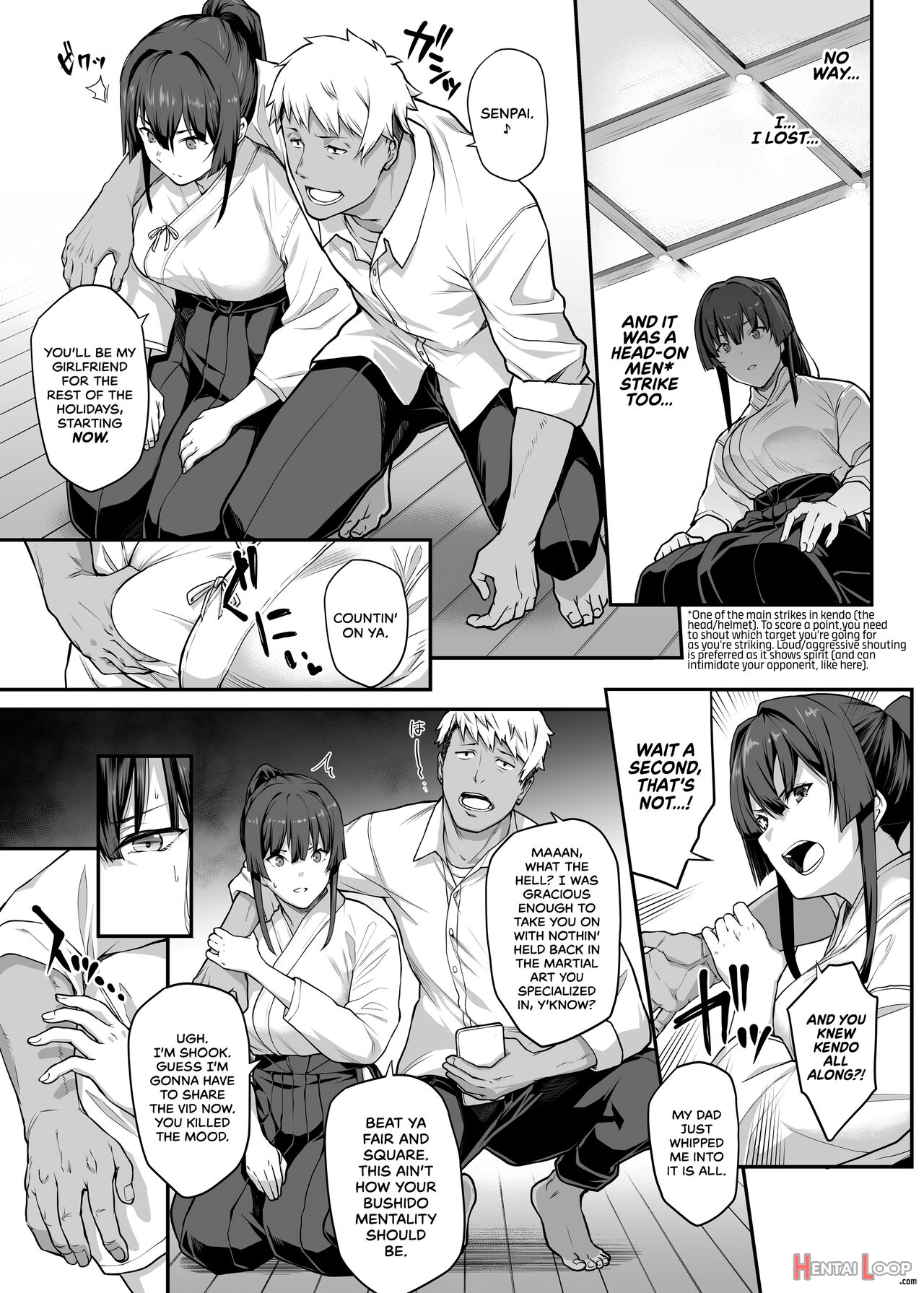 Kendoubu Shushou De Osananajimi No Bijin De Tsuyoi Boku No Kanojo Ga, Charao Ni Assari Otosareru Wake Ga Nai page 19