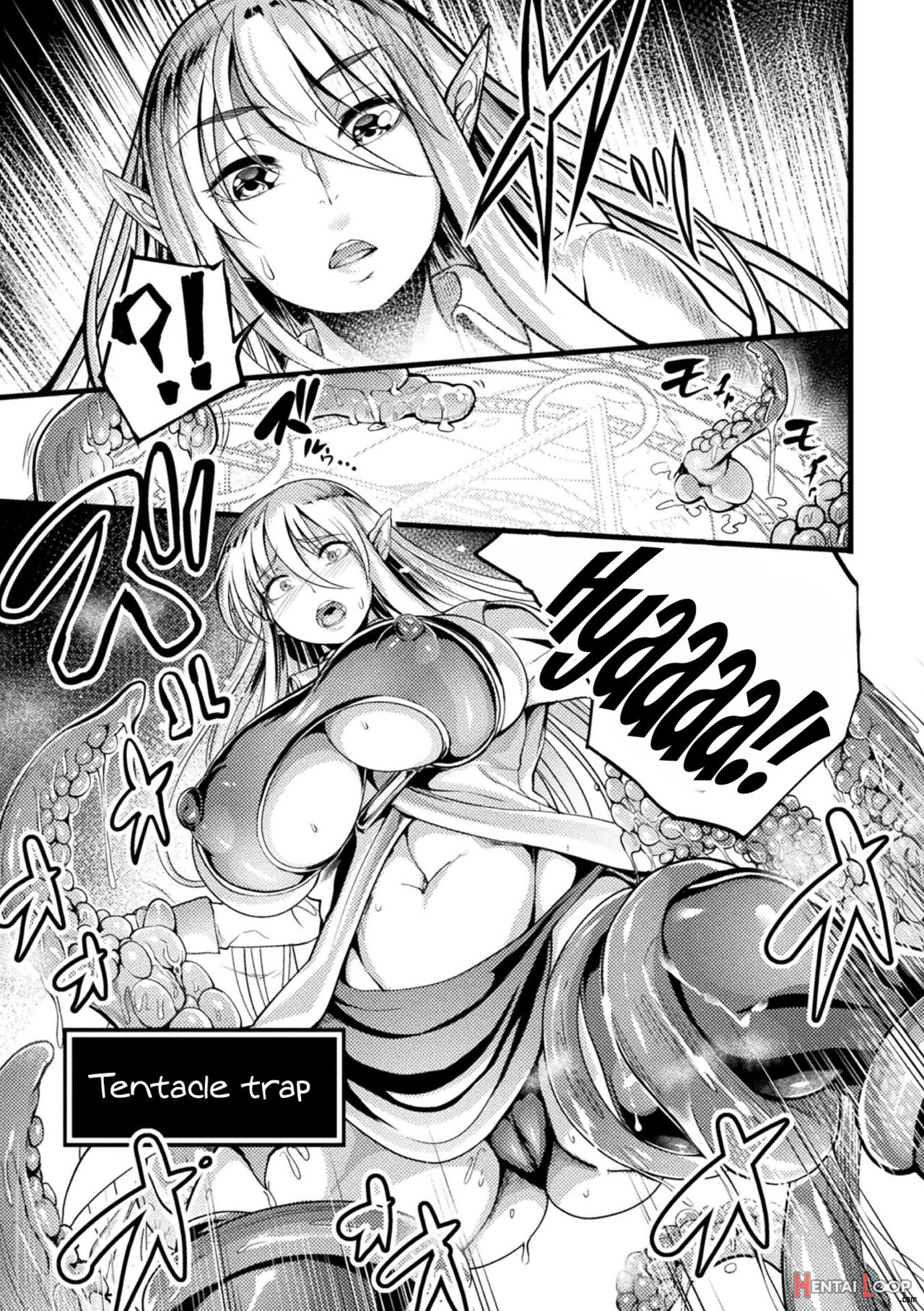 Lewd Trap Dungeon! The Elf Hunting Tentacle Hole Ep.1-3 page 5