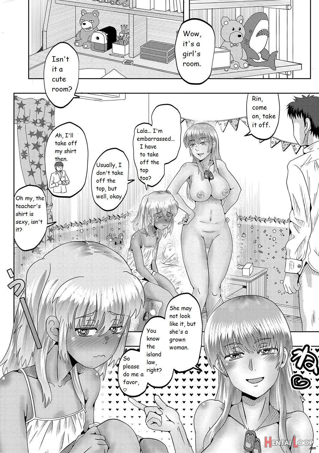 Little Girl Harem Impregnation Island page 87