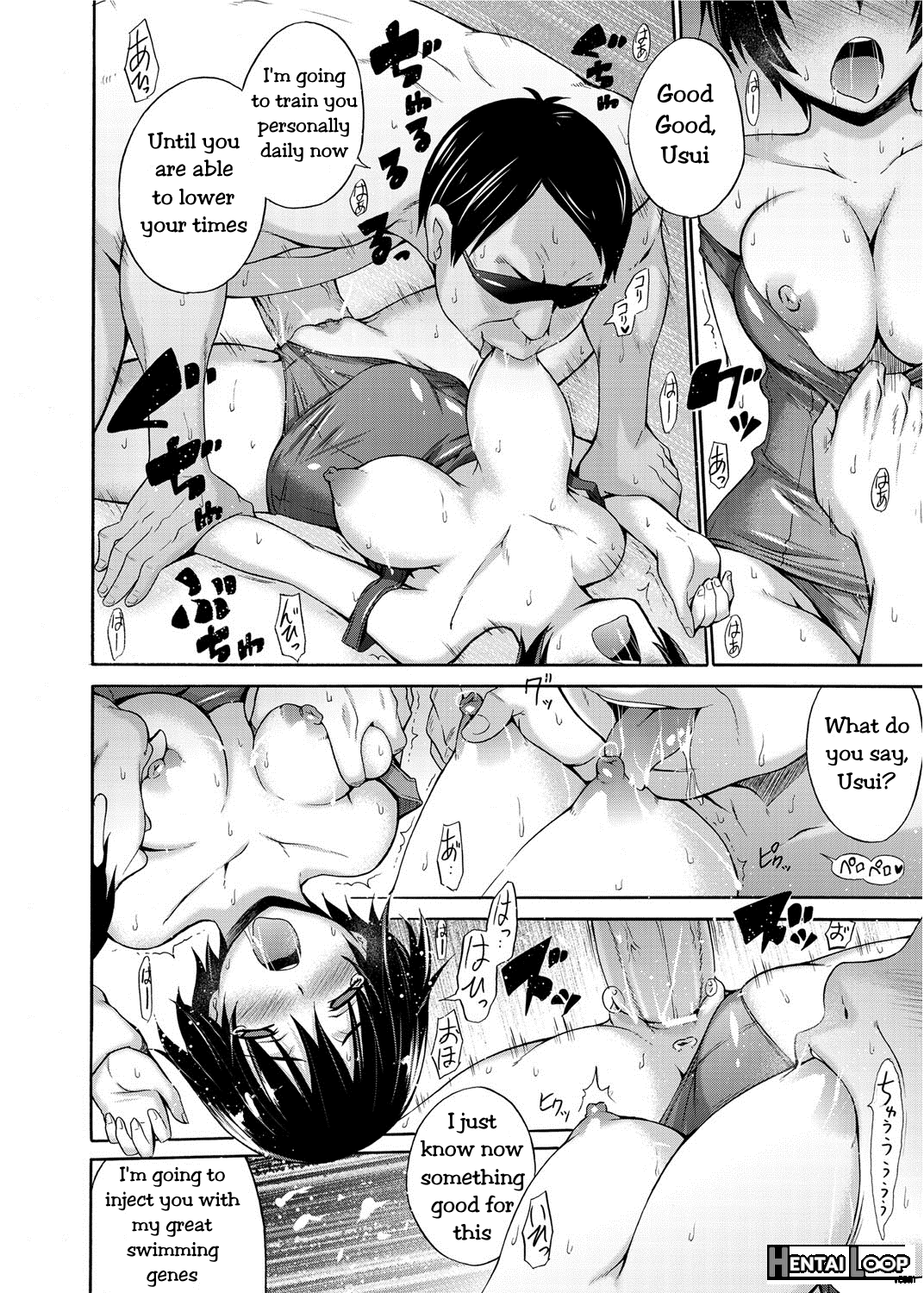 Mizugi Musume Muchimuchi Netsu Ketsu Kojin Shidou page 12