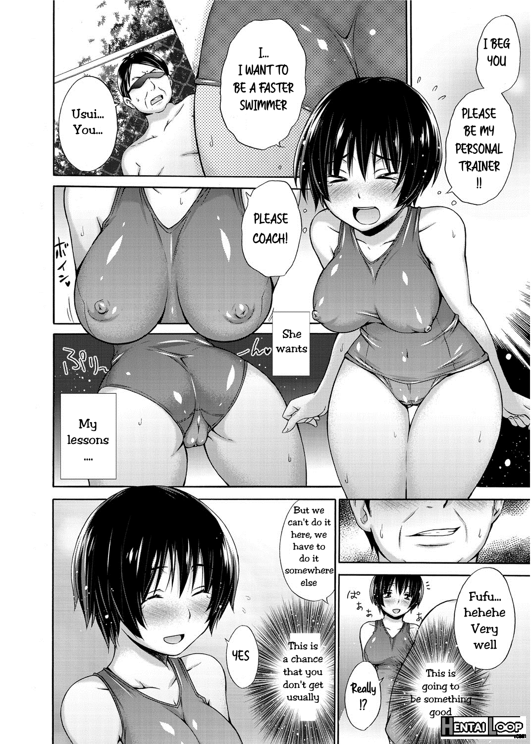 Mizugi Musume Muchimuchi Netsu Ketsu Kojin Shidou page 4