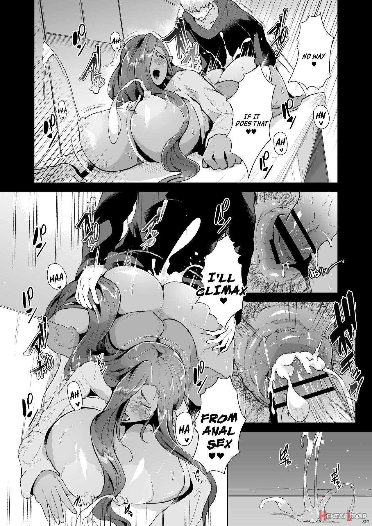 Mucchiri Dekachichi Dark Elf No Oba-san To Icha Love Fudeoroshi Seikatsu – Hairy Version page 15