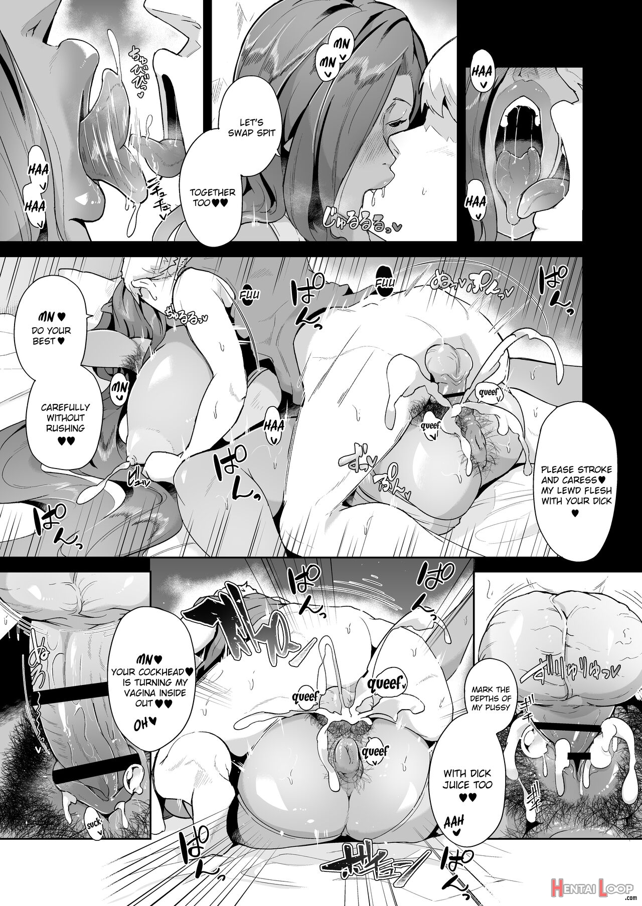 Mucchiri Dekachichi Dark Elf No Oba-san To Icha Love Fudeoroshi Seikatsu – Hairy Version page 20