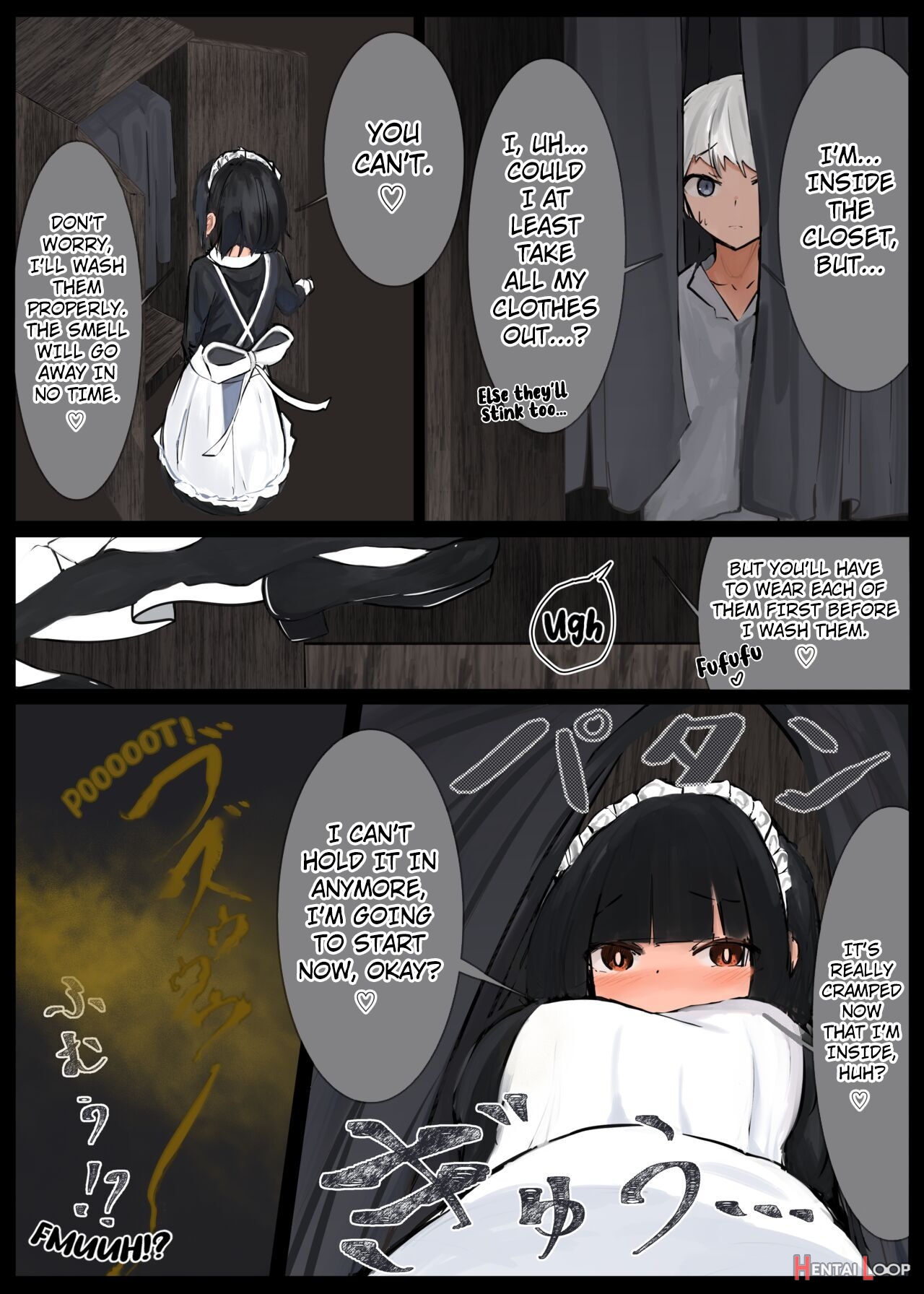 Onara Manga - Maid To Bocchama page 14