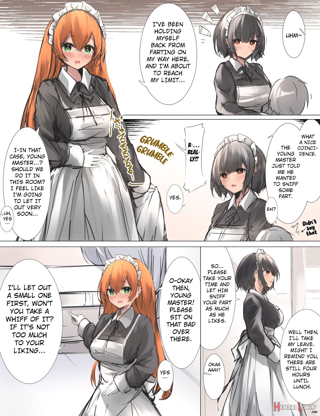 Onara Manga - Maid To Bocchama page 21