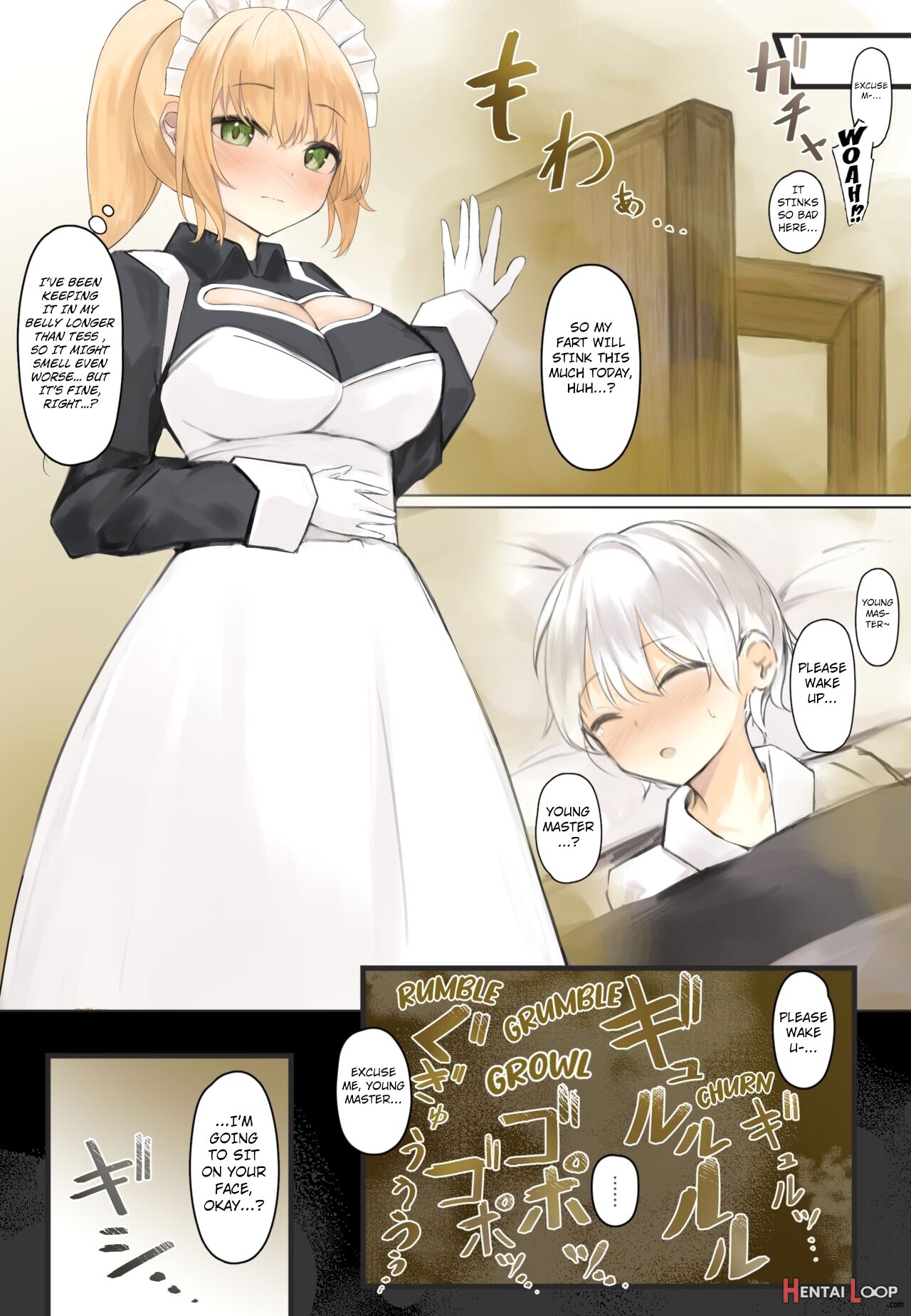 Onara Manga - Maid To Bocchama page 42