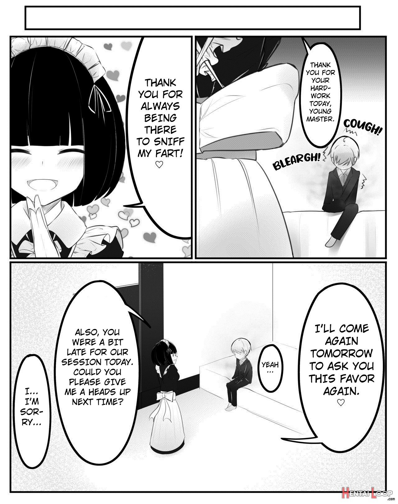 Onara Manga - Maid To Bocchama page 5