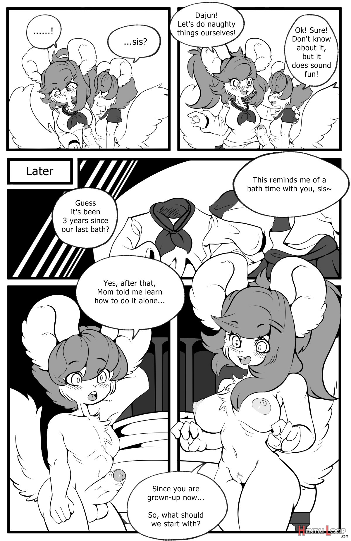 Playing Like Adult With Sister page 6