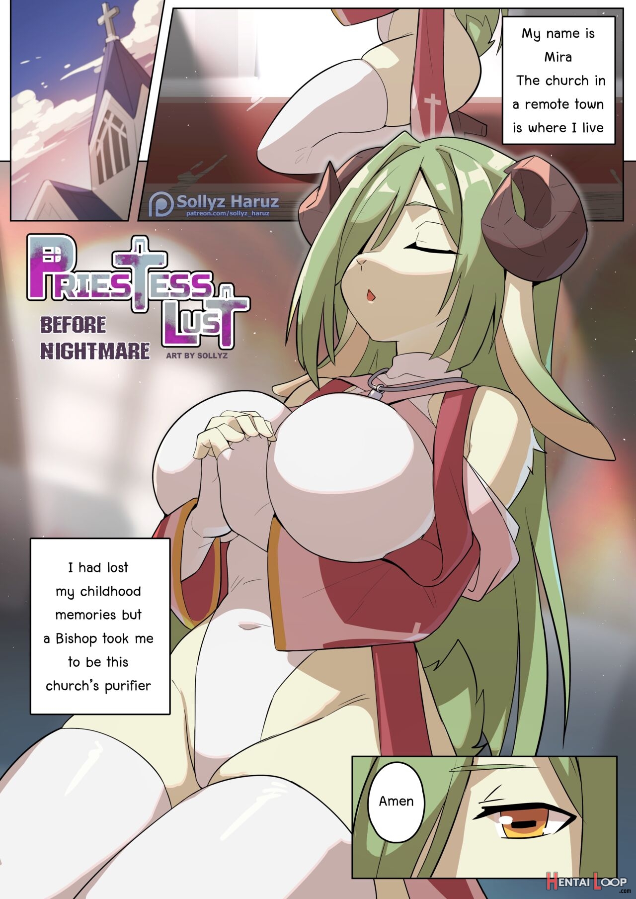 Priestesslust:before Nightmare Comic page 1