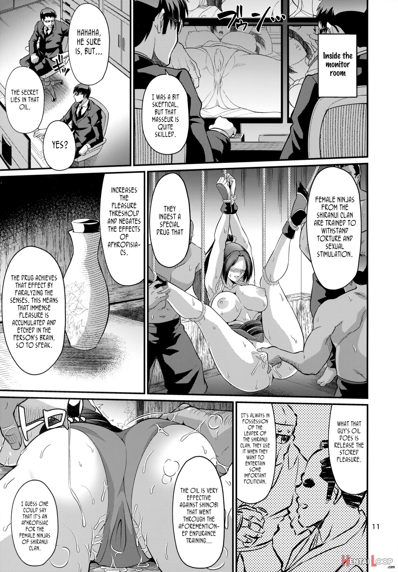 Shiranui-ryuu Kunoichi Saiin Oil Massage page 9