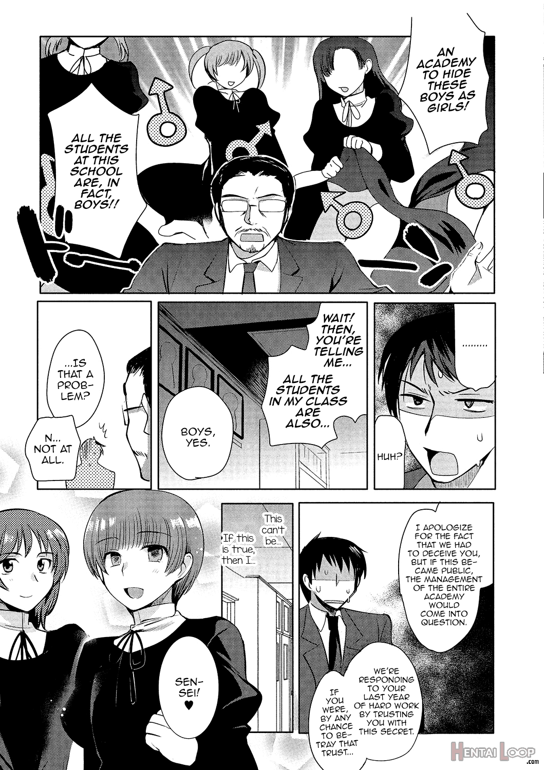 Shiritsu Otokonoko Gakuen Ch. 2-4 page 3