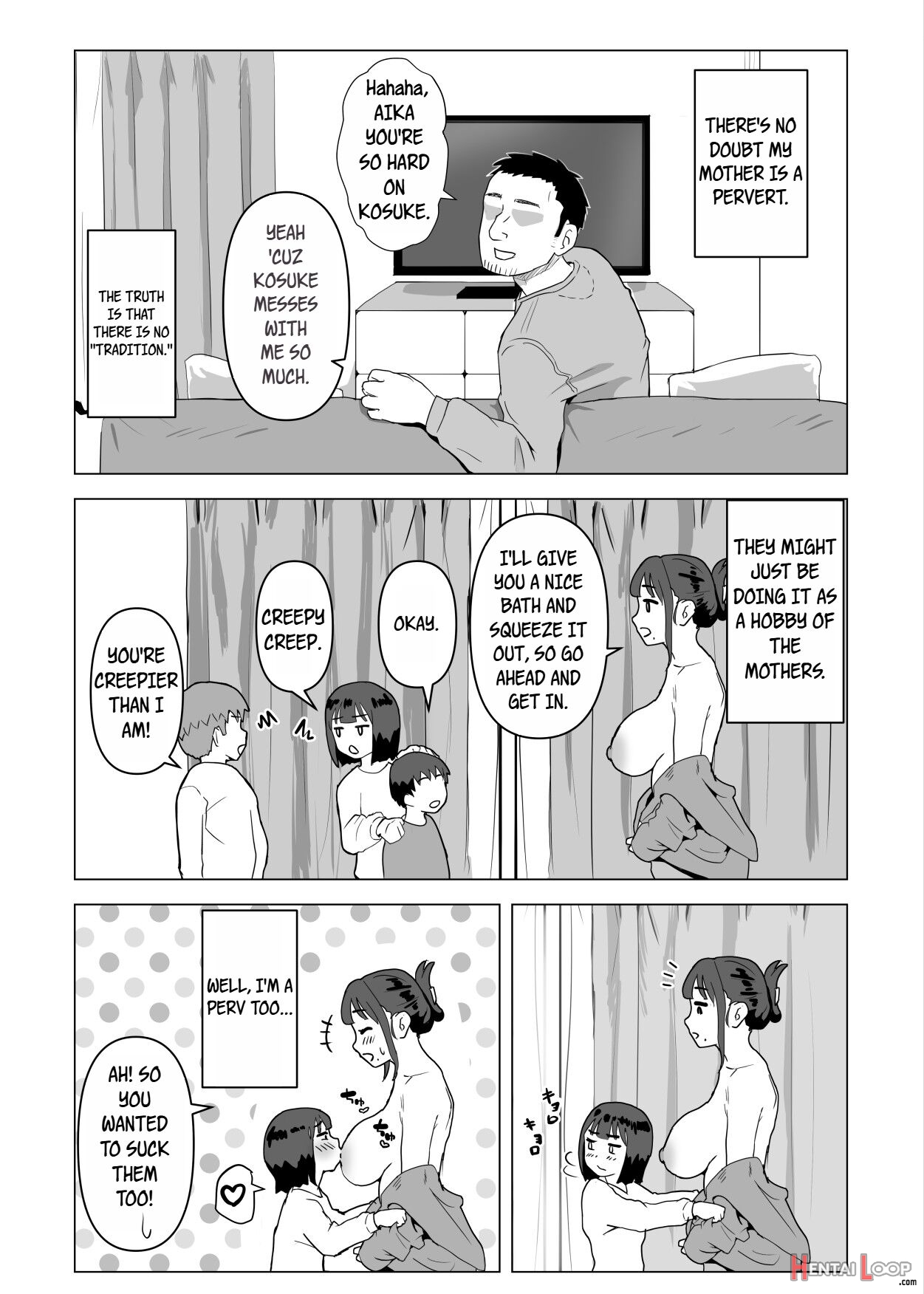 Uchi De Wa Kazoku Sex Wa Joushiki Rashii page 14