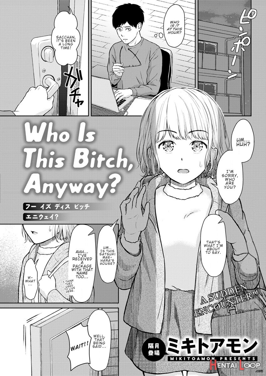 Who Is This Bitch, Anyway? page 1