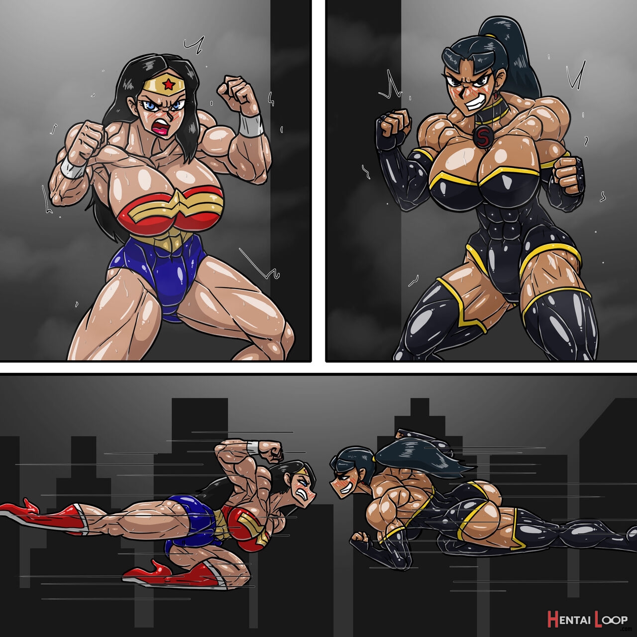 Wonder Woman Vs Super Woman page 1