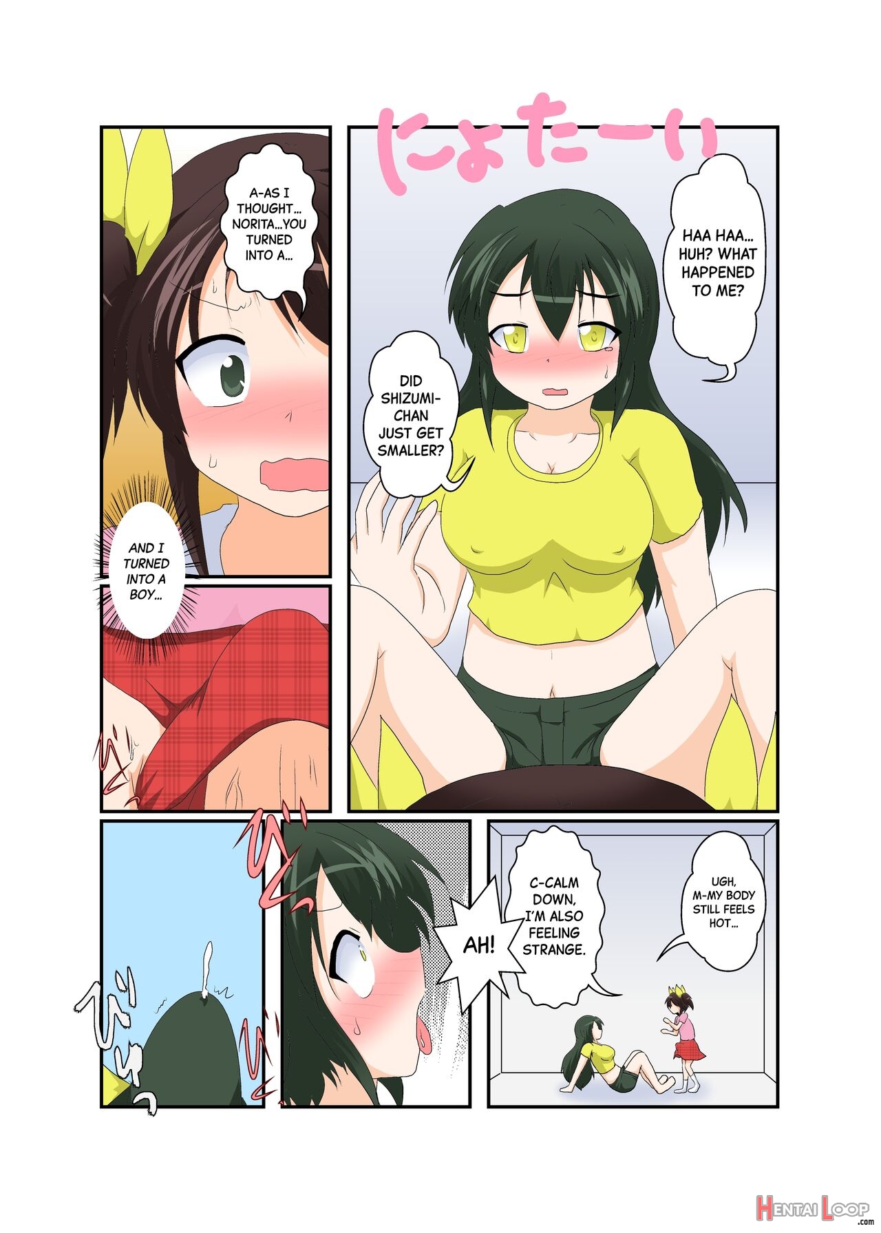 A Story About A Girl Who Becomes A Futanari And A Boy Who Becomes A Girl page 10