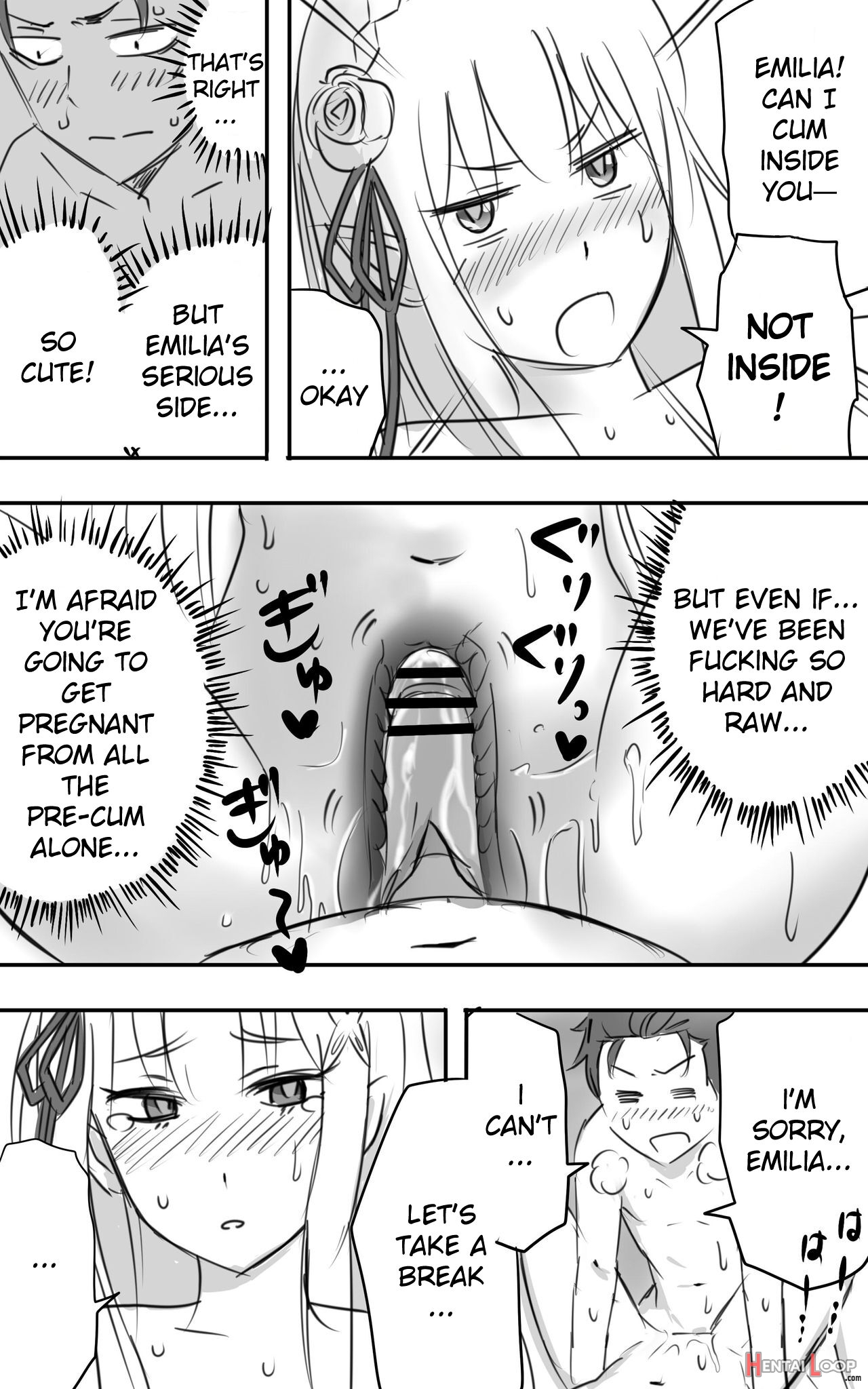 Amazing Sex With Emilia-tan page 49