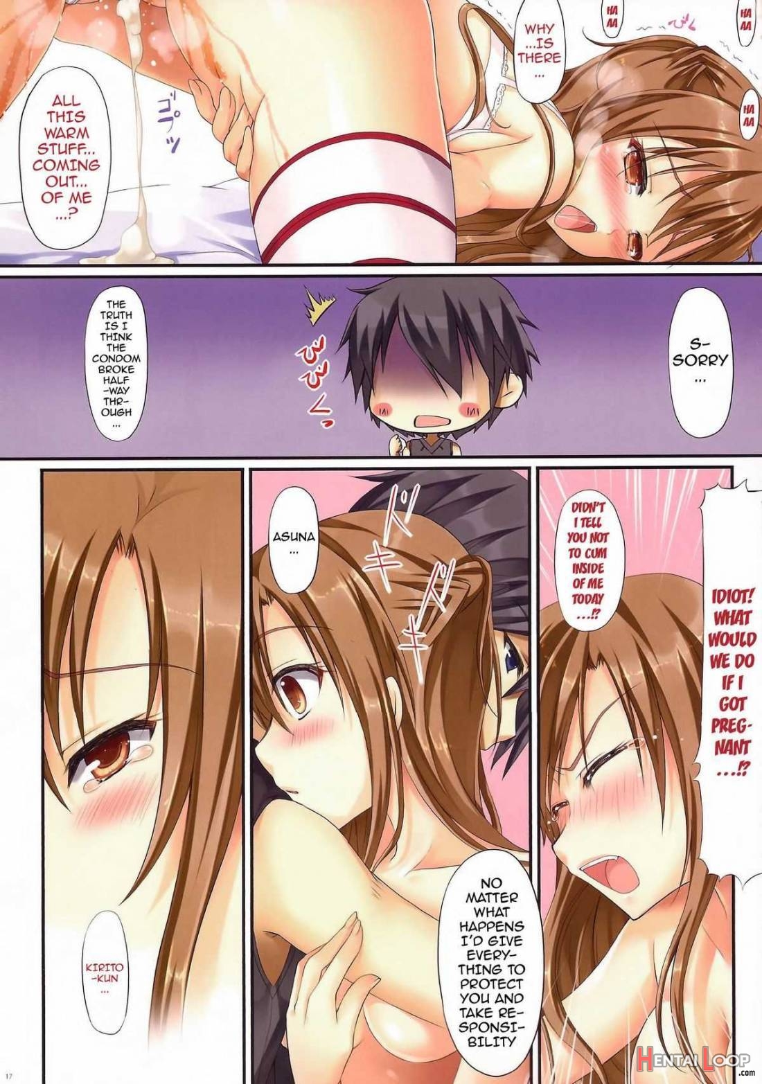 Asuna Ni 100% Nama Nakadashi Shimasu page 15