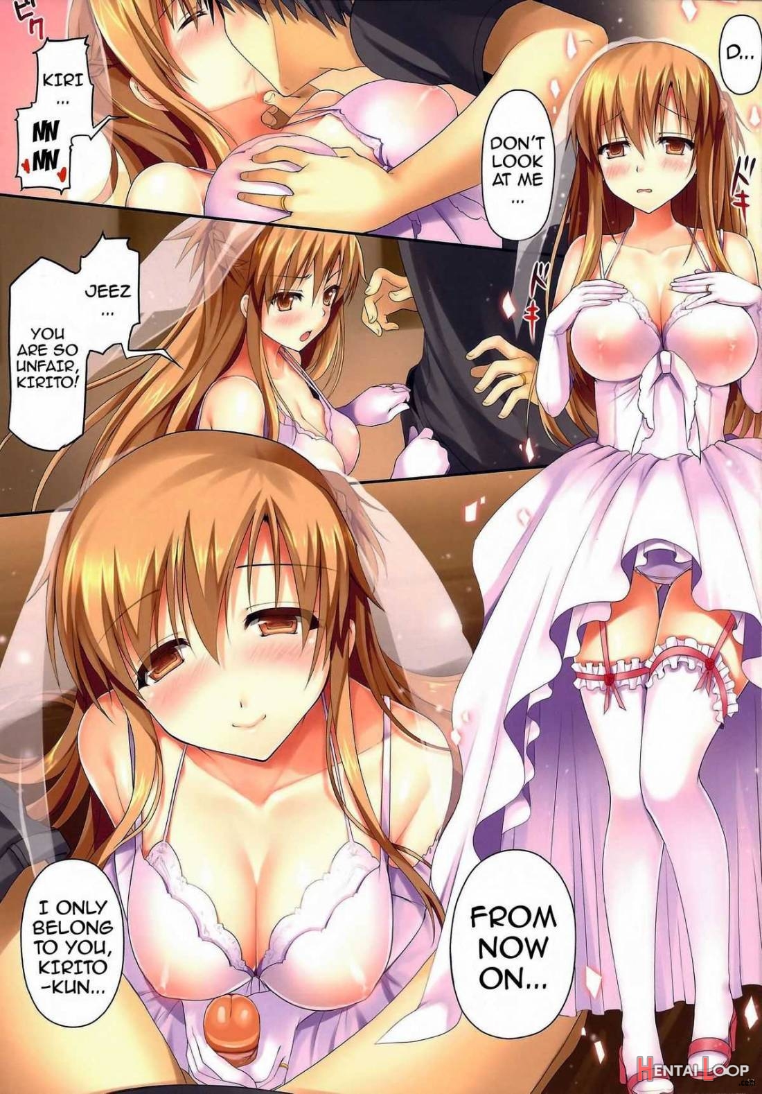 Asuna Ni 100% Nama Nakadashi Shimasu page 49