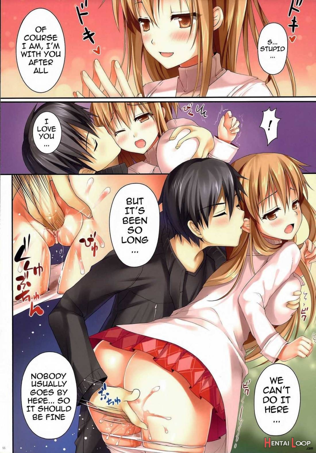 Asuna Ni 100% Nama Nakadashi Shimasu page 52