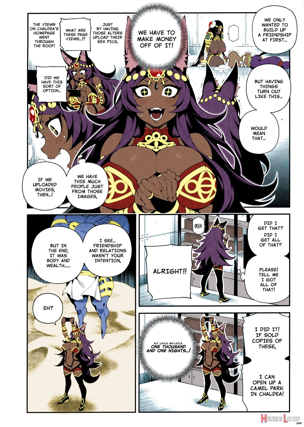 Chaldea Mania - Trio Brown - Colorized page 13