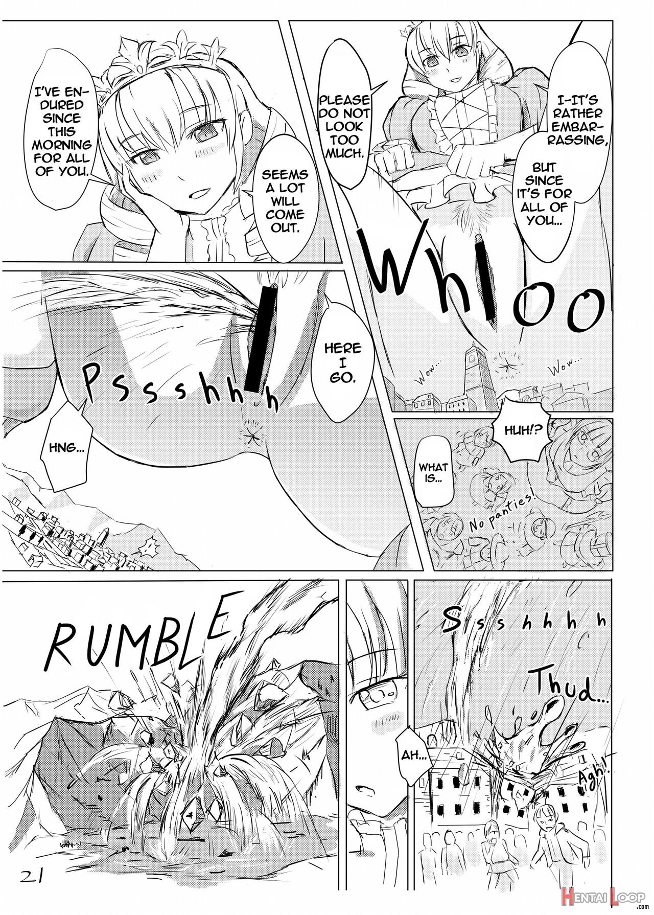 Giantess Princess Scat page 3