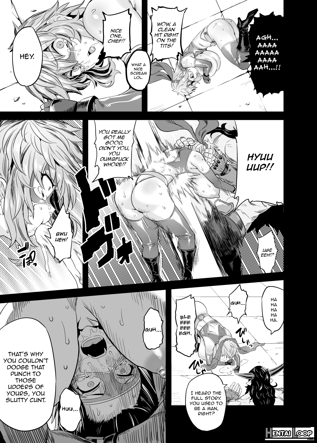 Hentai Ts Wrestler Gran page 12