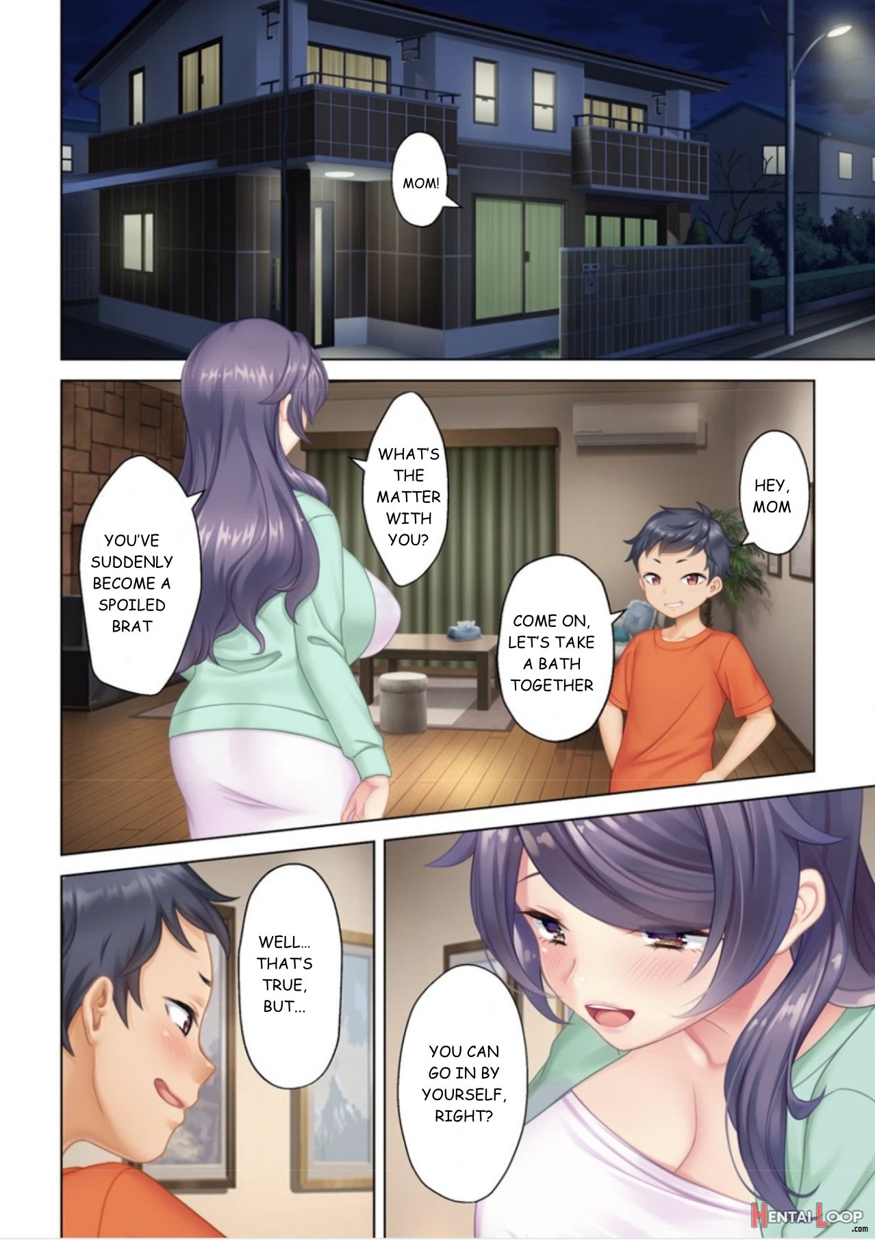 I Was Reincarnated As The Son Of A Beautiful Mom So I Pretended To Be Spoiled, Played With Her Boobs And With An Innocent Smile Tried To Insert My Stick In My Childhood Friend Mom page 17