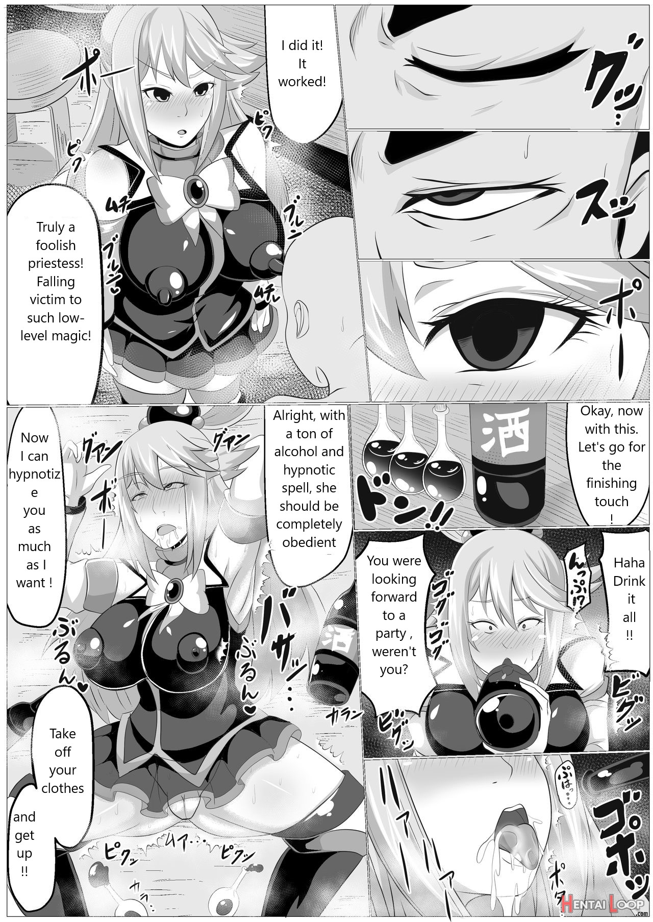 I Will Hypnotize The Busty Goddess. page 4