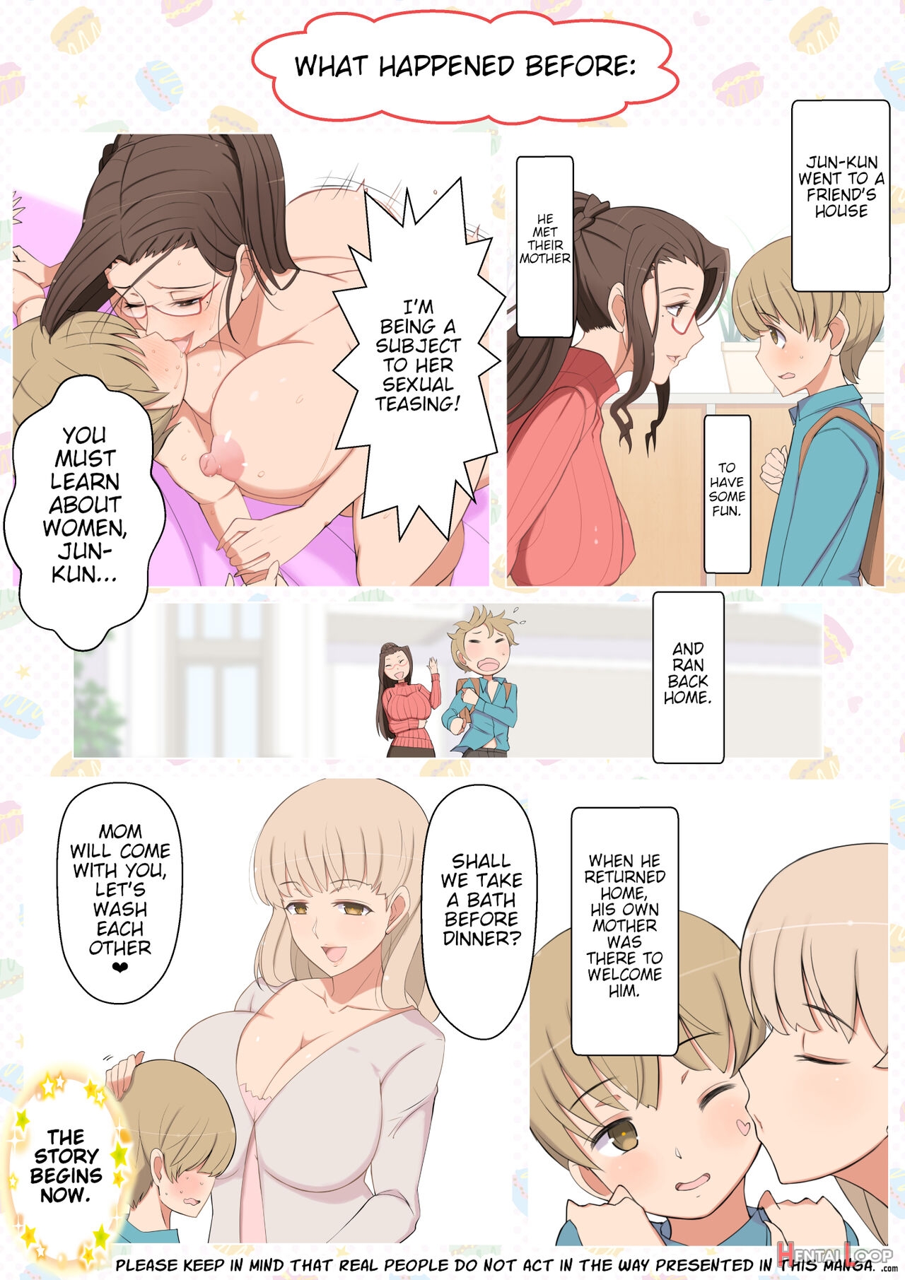 Jun-kun And Maa-kun, A Grand Strategy Of Lewd Teasing With Mom page 2