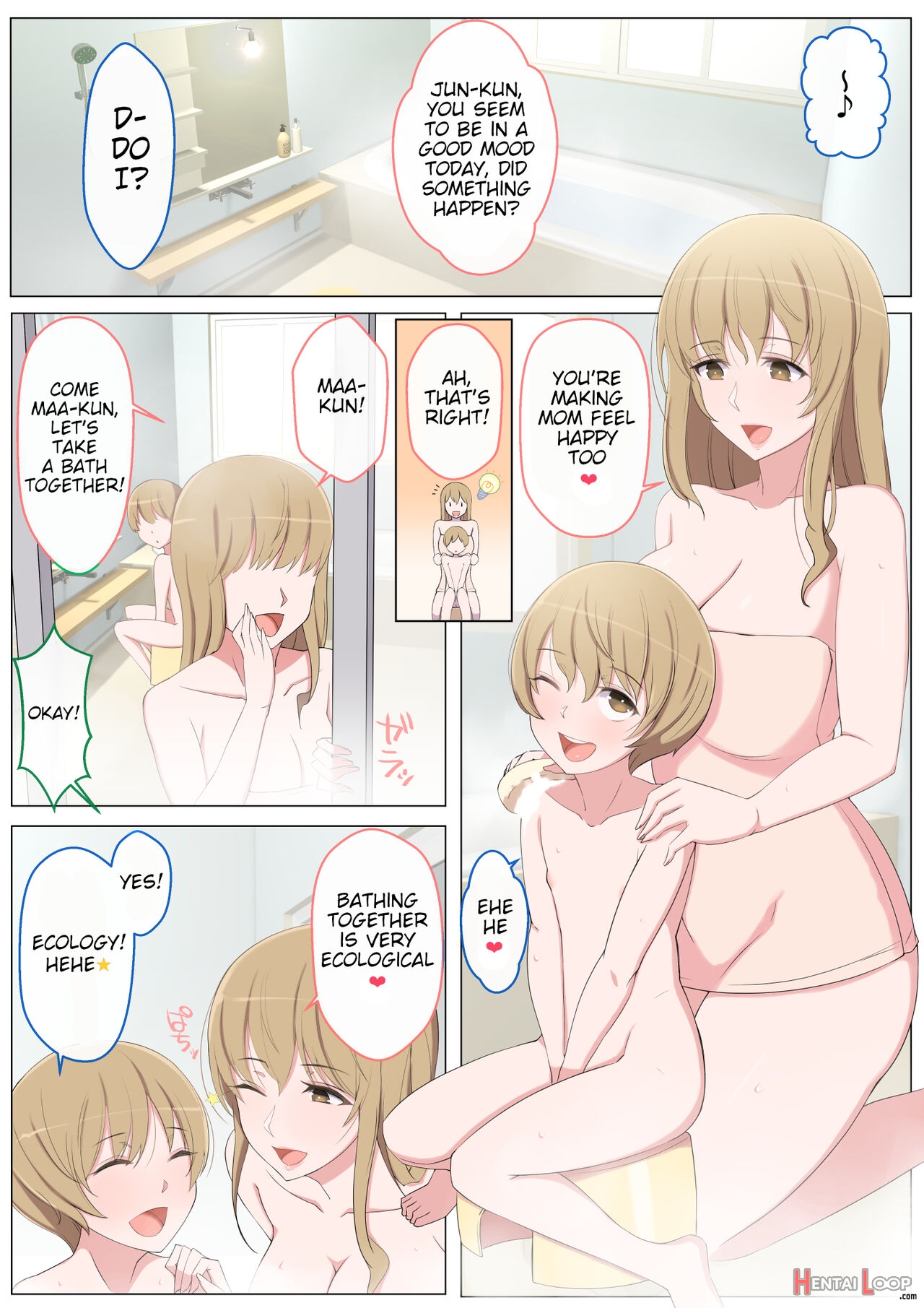 Jun-kun And Maa-kun, A Grand Strategy Of Lewd Teasing With Mom page 3