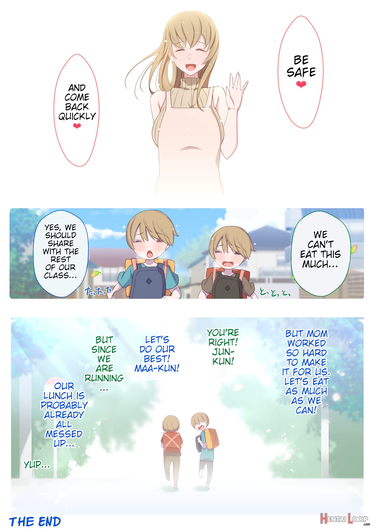 Jun-kun And Maa-kun, A Grand Strategy Of Lewd Teasing With Mom page 52