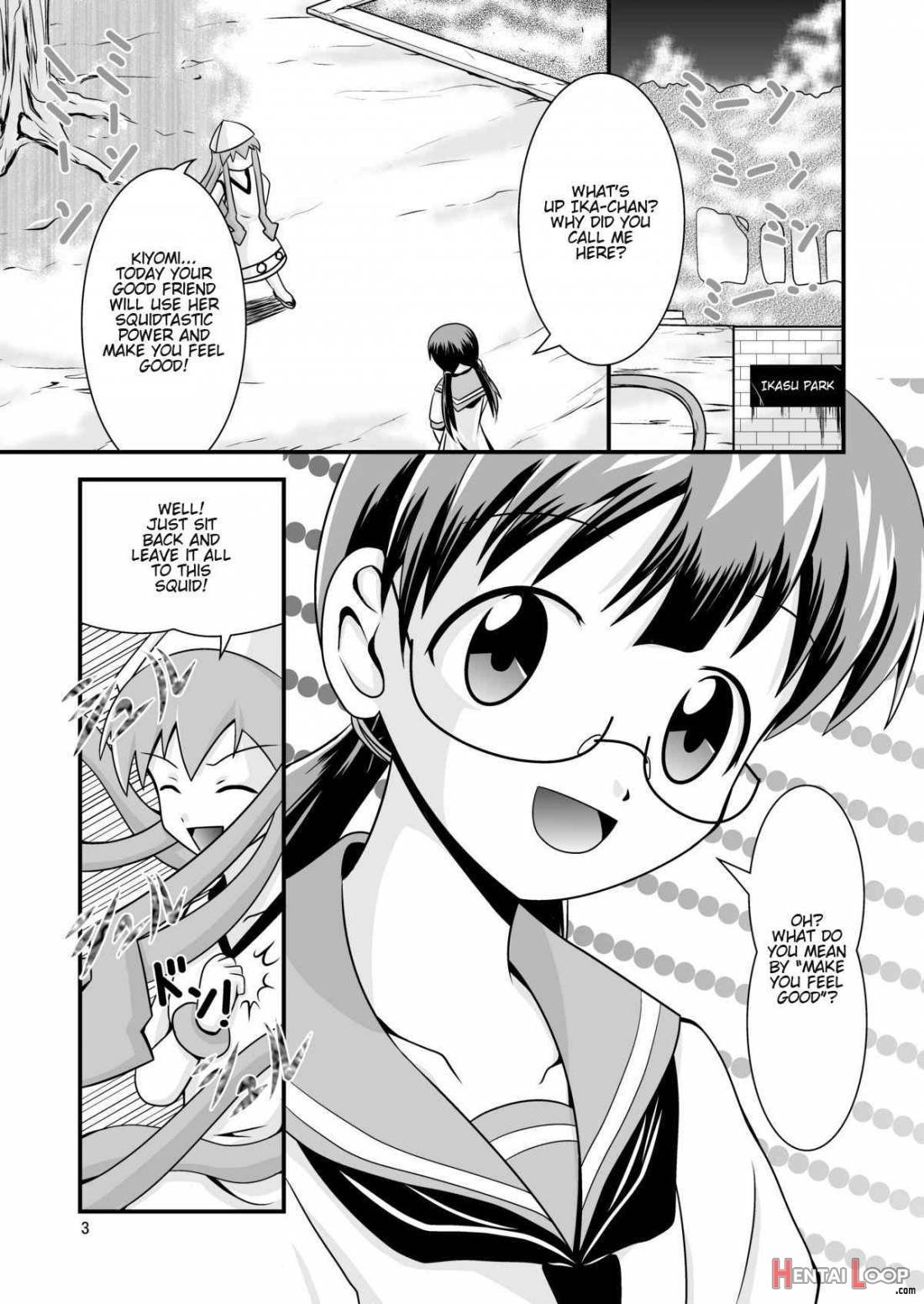 Kiyomi To Sanae To Ika-chan To! page 3