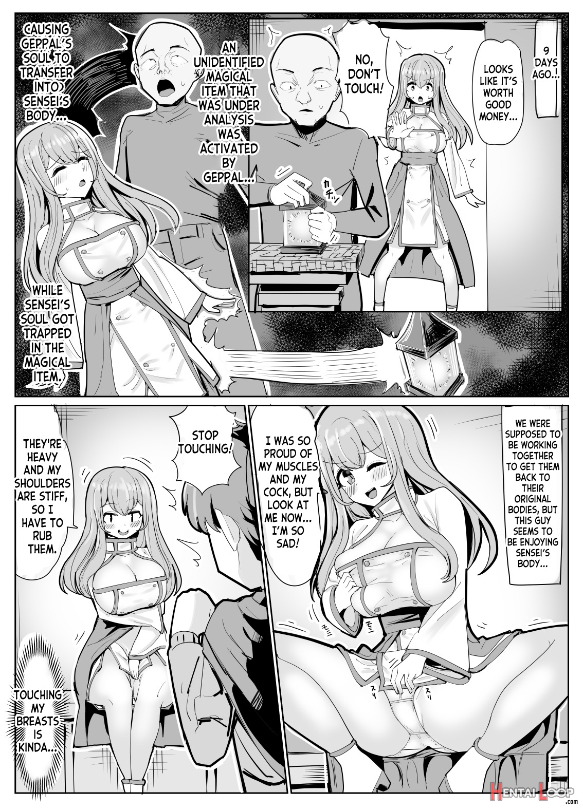 Mage Teacher Possession Manga page 4