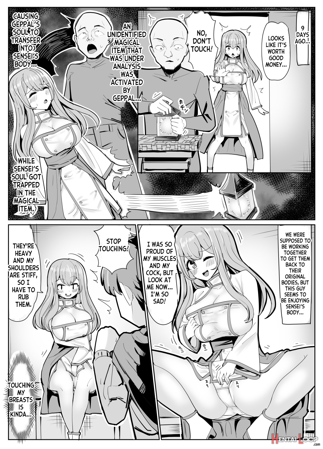 Page 4 of Mage Teacher Possession Manga (by Yuniba) - Hentai doujinshi for  free at HentaiLoop