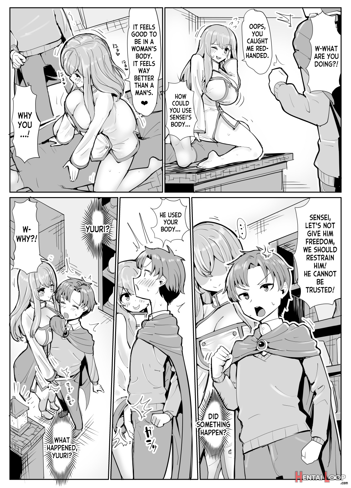 Mage Teacher Possession Manga page 6