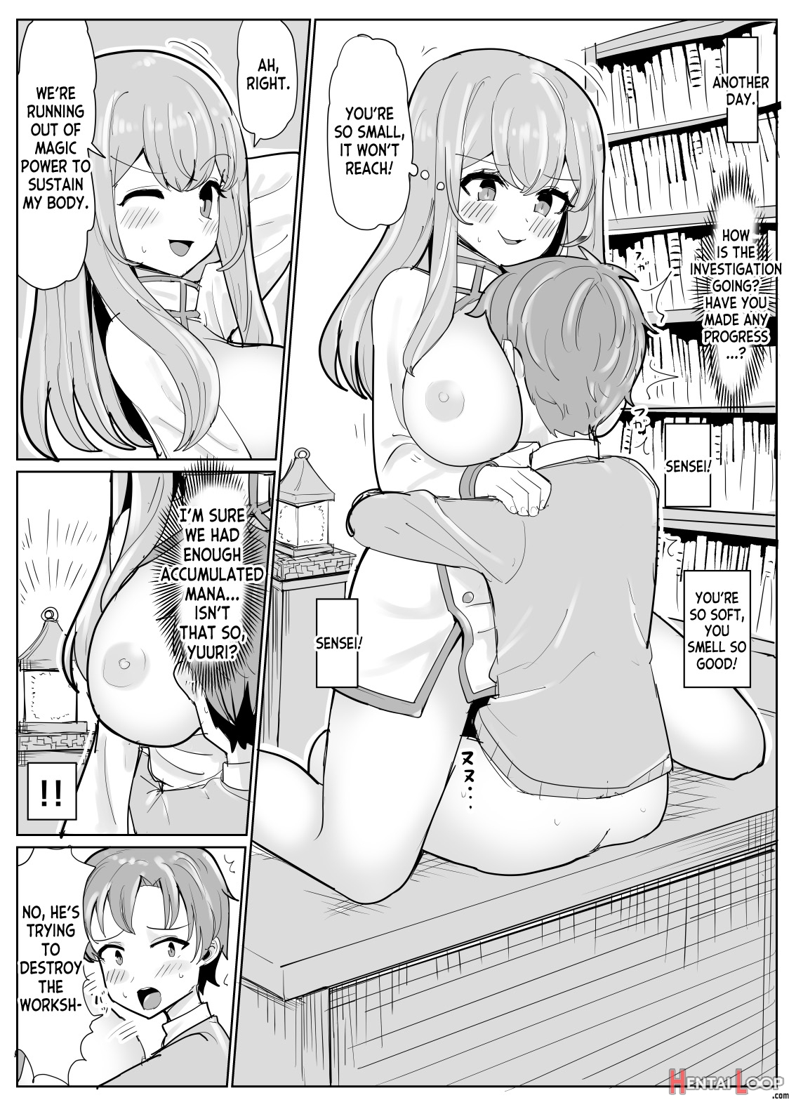 Mage Teacher Possession Manga page 8