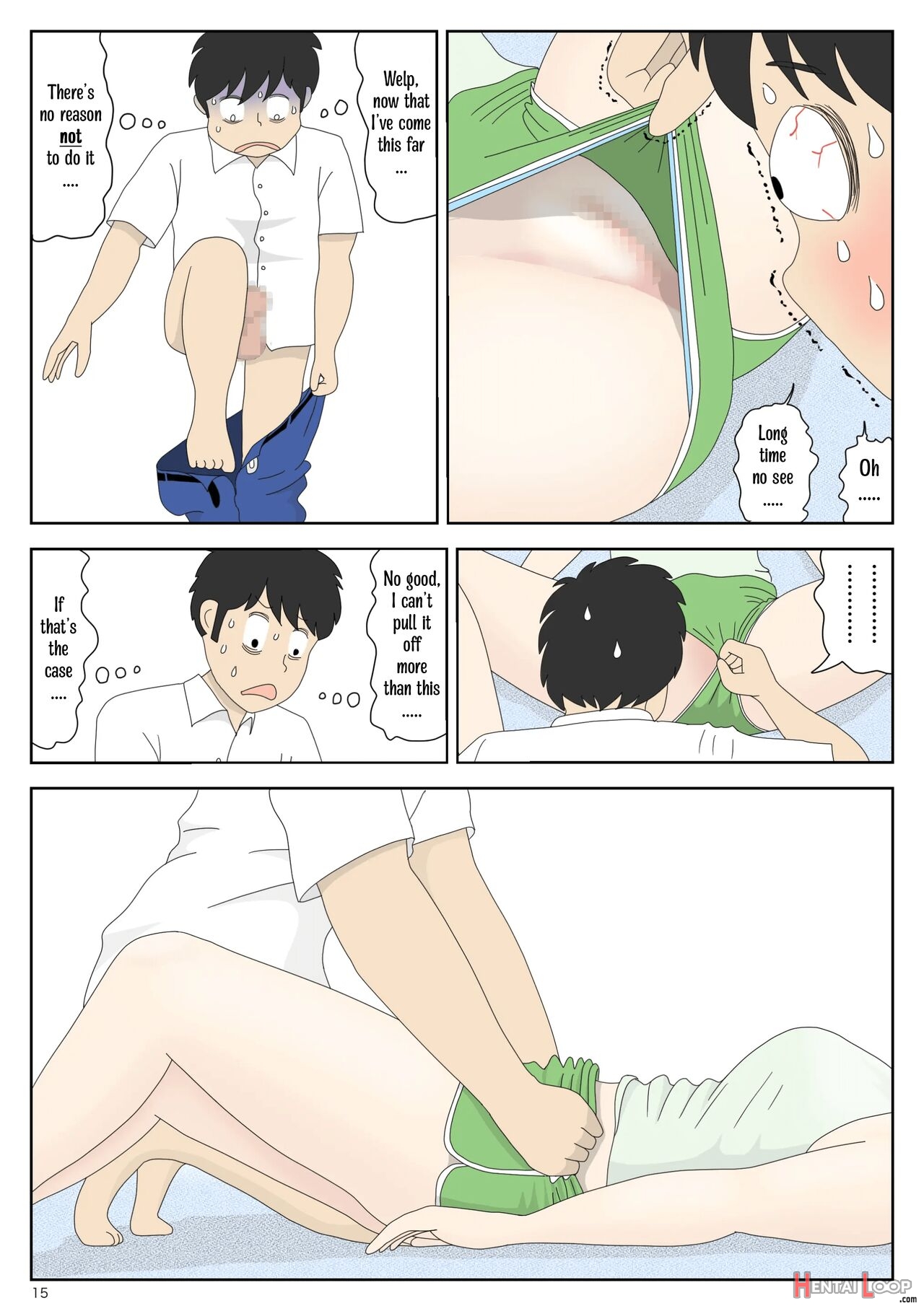 Masturbating To Mom ~beside Her Husband~ page 15