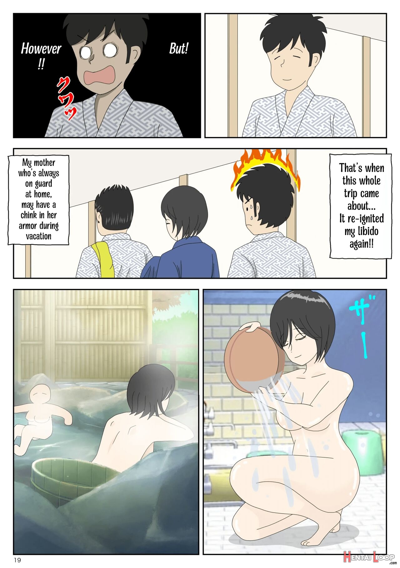 Masturbating To Mom ~beside Her Husband~ page 19