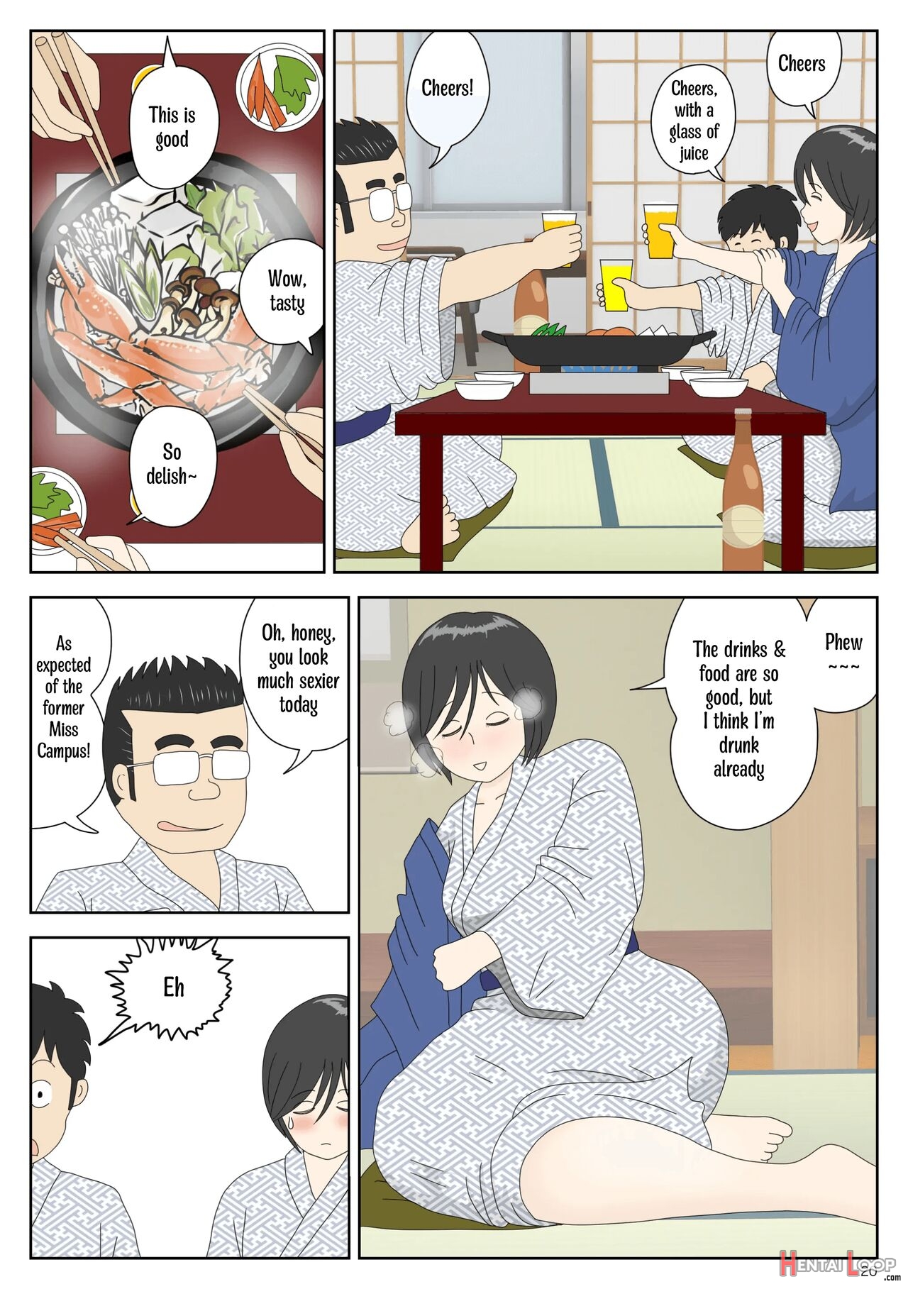 Masturbating To Mom ~beside Her Husband~ page 20