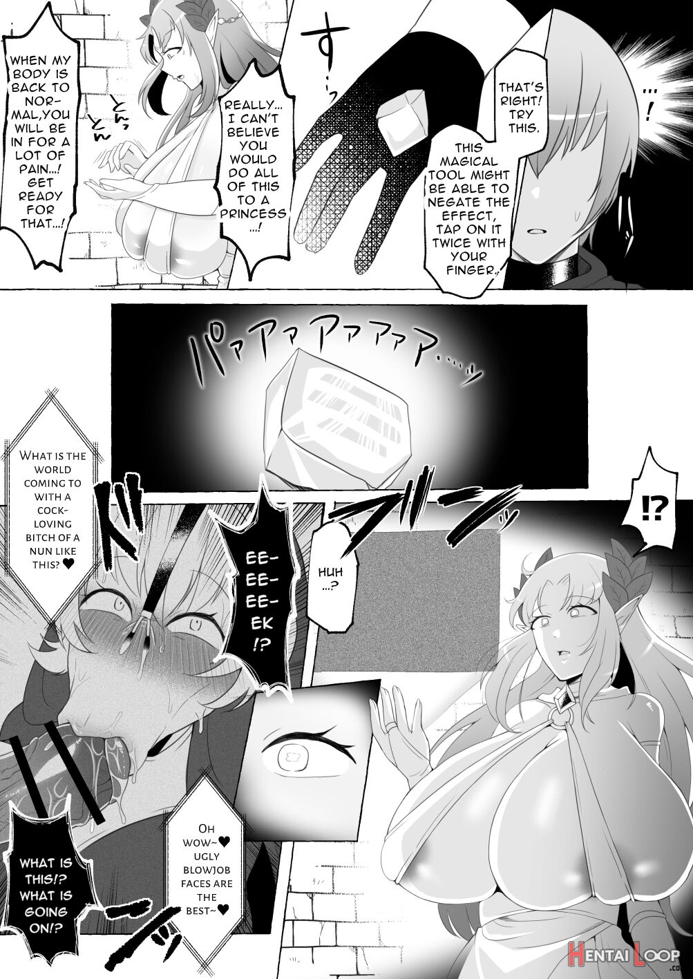 Mikudashiteta Otoko Ika No Gehin Chinpo Nou Ni Natte Elf Bijo-tachi Ni Nakadashi Shimakutta Ageku Shasei No Tame Ni Buzama Sarashite Daiji Na Kuni Made Horoboshichau Hanashi page 9