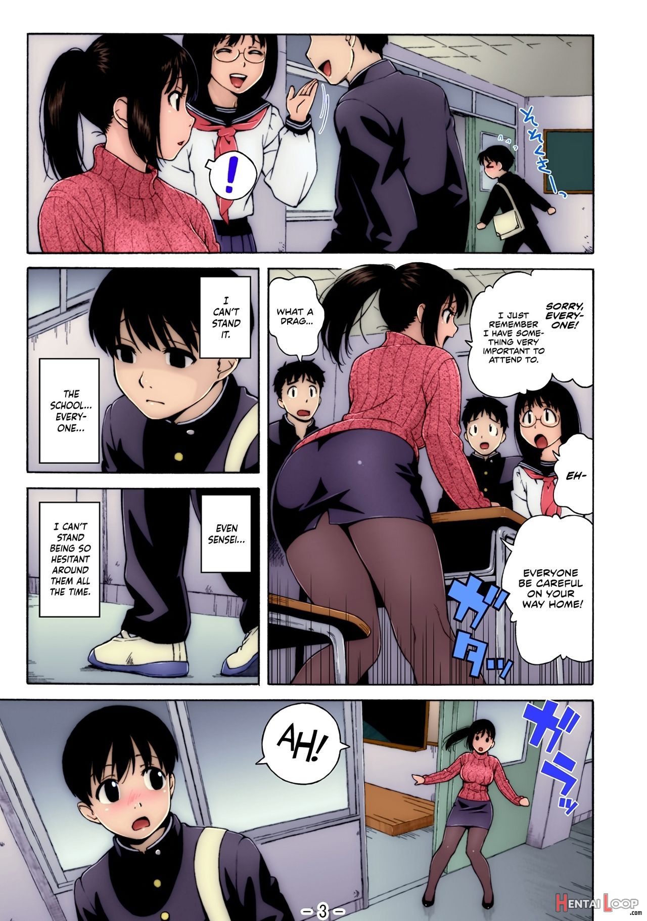 Nonstop! Inukai-kun - Colorized page 3