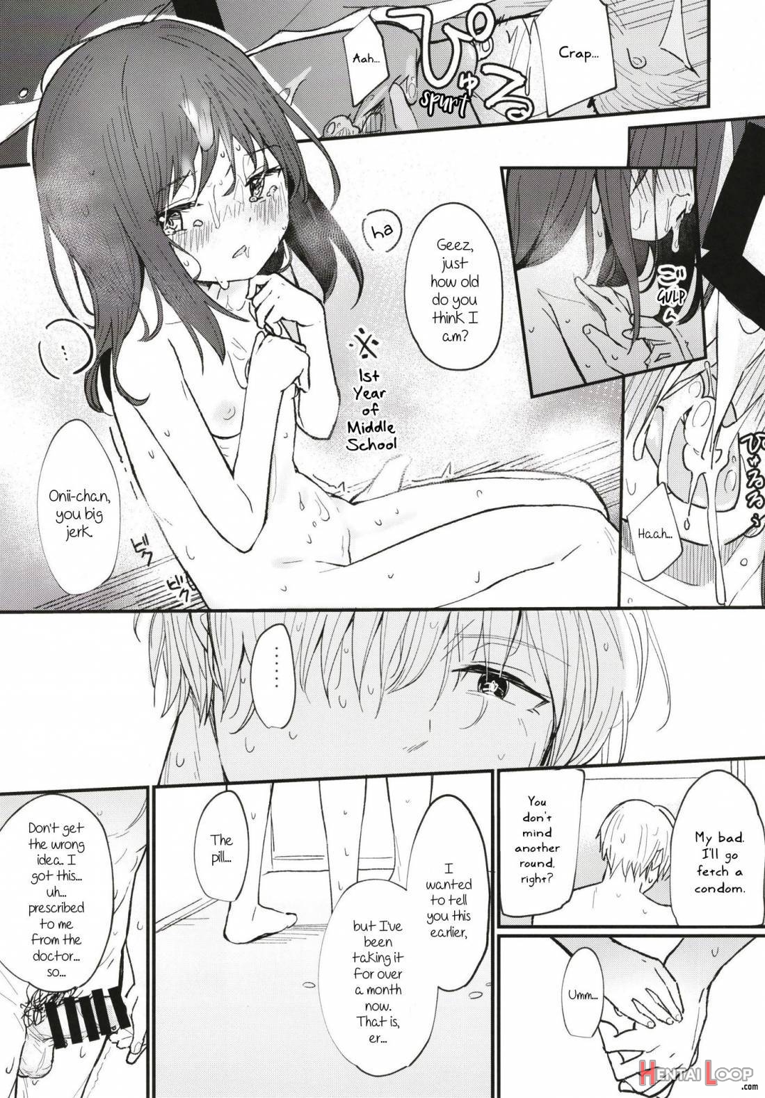 Onii-chan Wa Mada Natsuyasumichuu Dakara Sex Shite Mita page 14