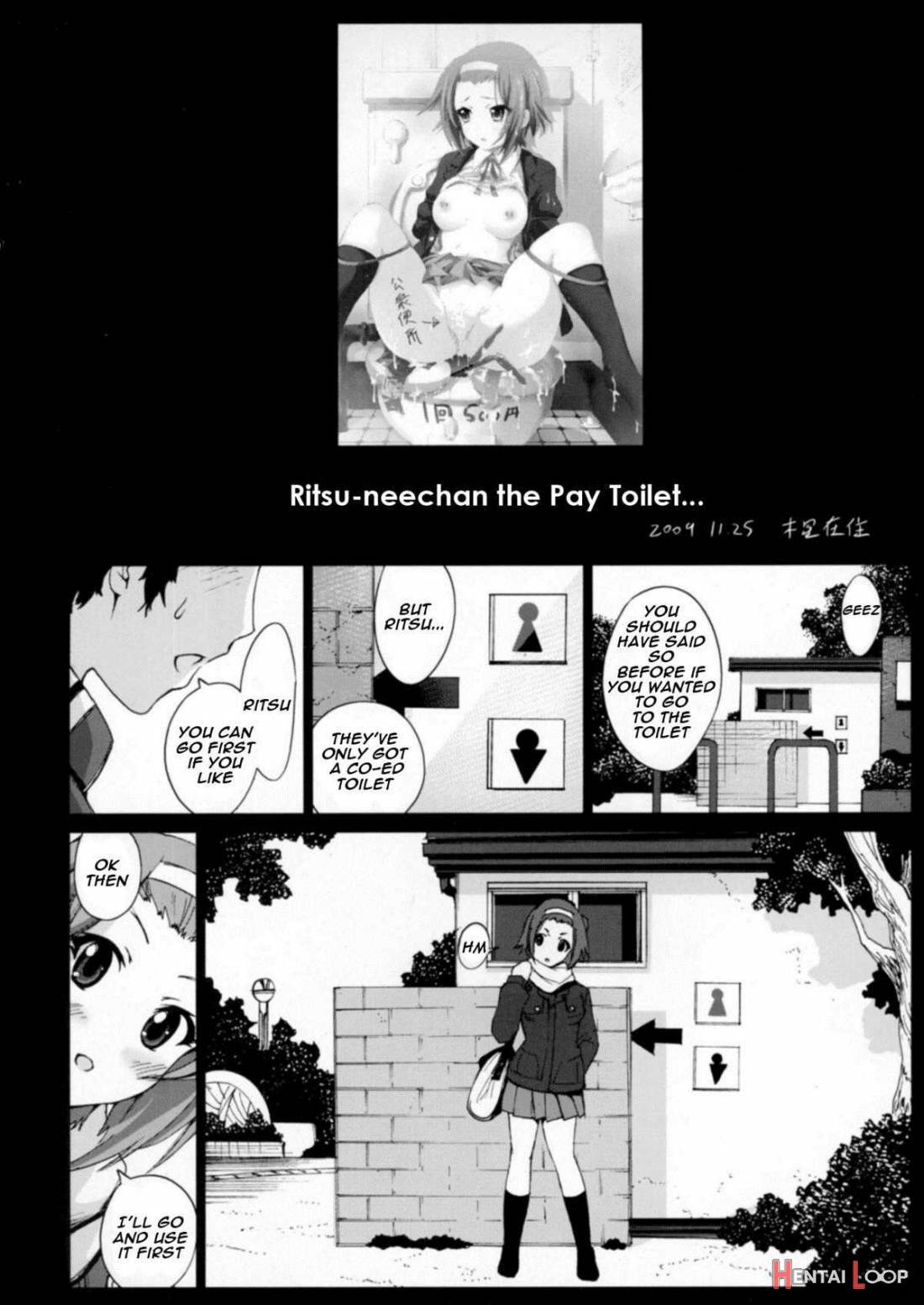 Ritsu Nee-chan Wa Koushuu Benjo... page 3