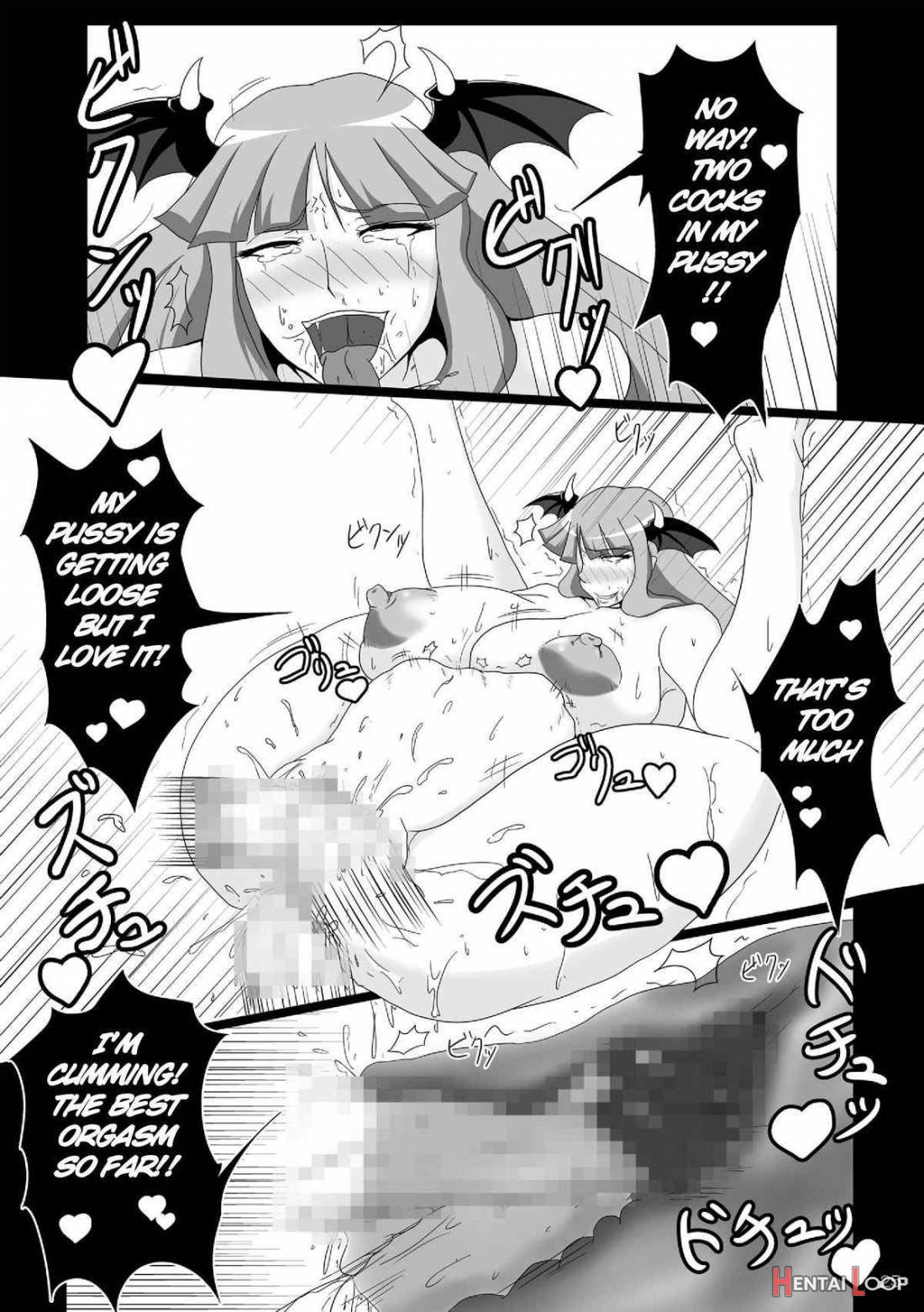 Saigo No Itteki Made Shiborasete Morrigan No Sukebe Sugiru Jittai page 24