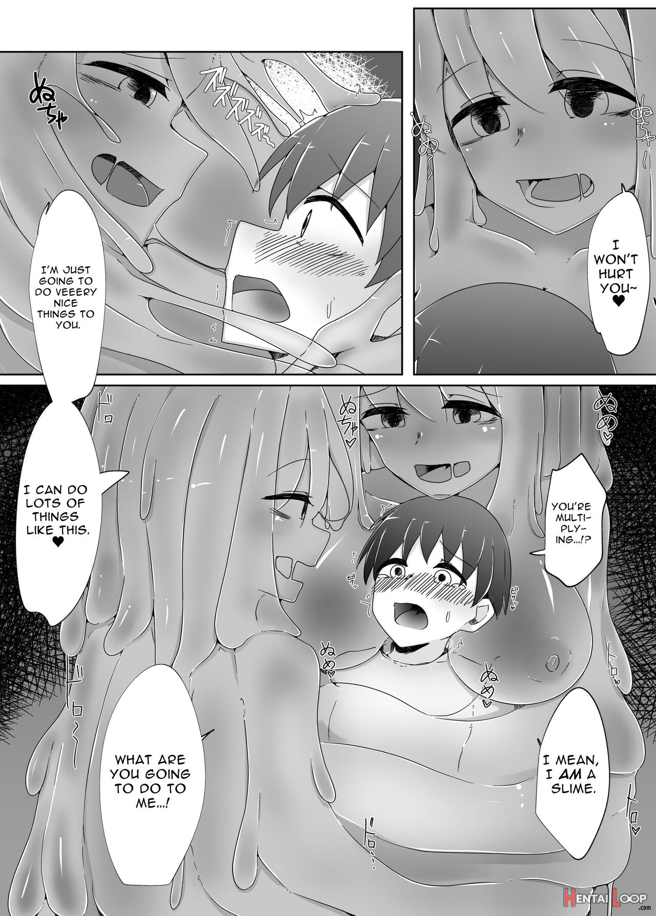 Scaredy-cat Shota Gets Filled Up With A Slime Girl's Eggs ~seedbed Violation~ page 7