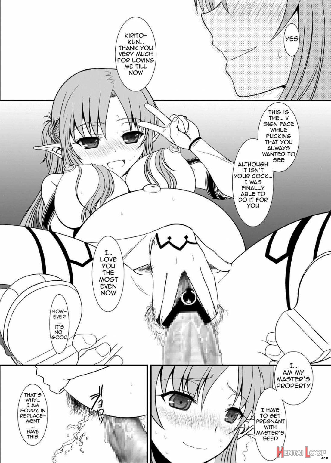 Slave Asuna On-demand #002 - Pleasure Slave. page 36